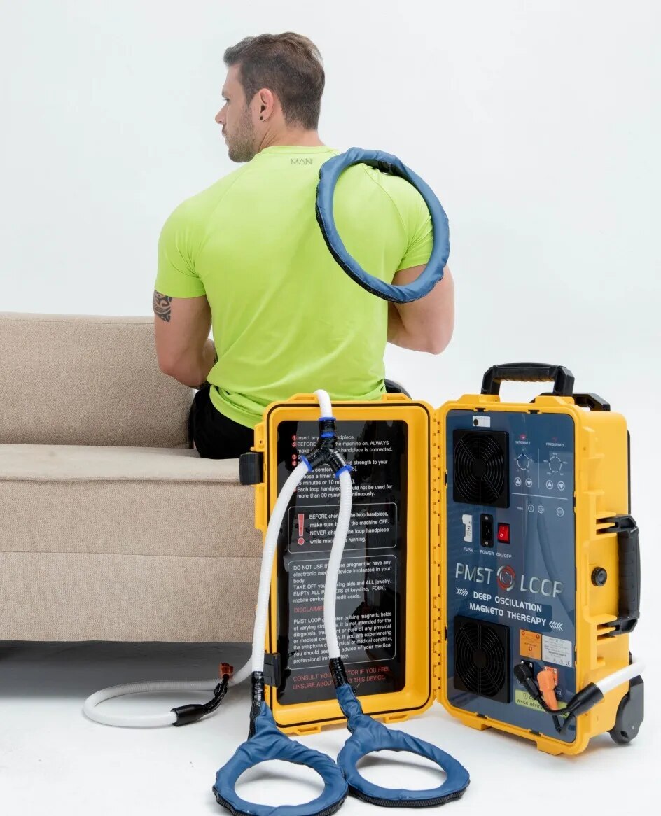 PMST Loop Magnetic Feild Body Massager PEMF Sport Injury Rehabilitation Machine