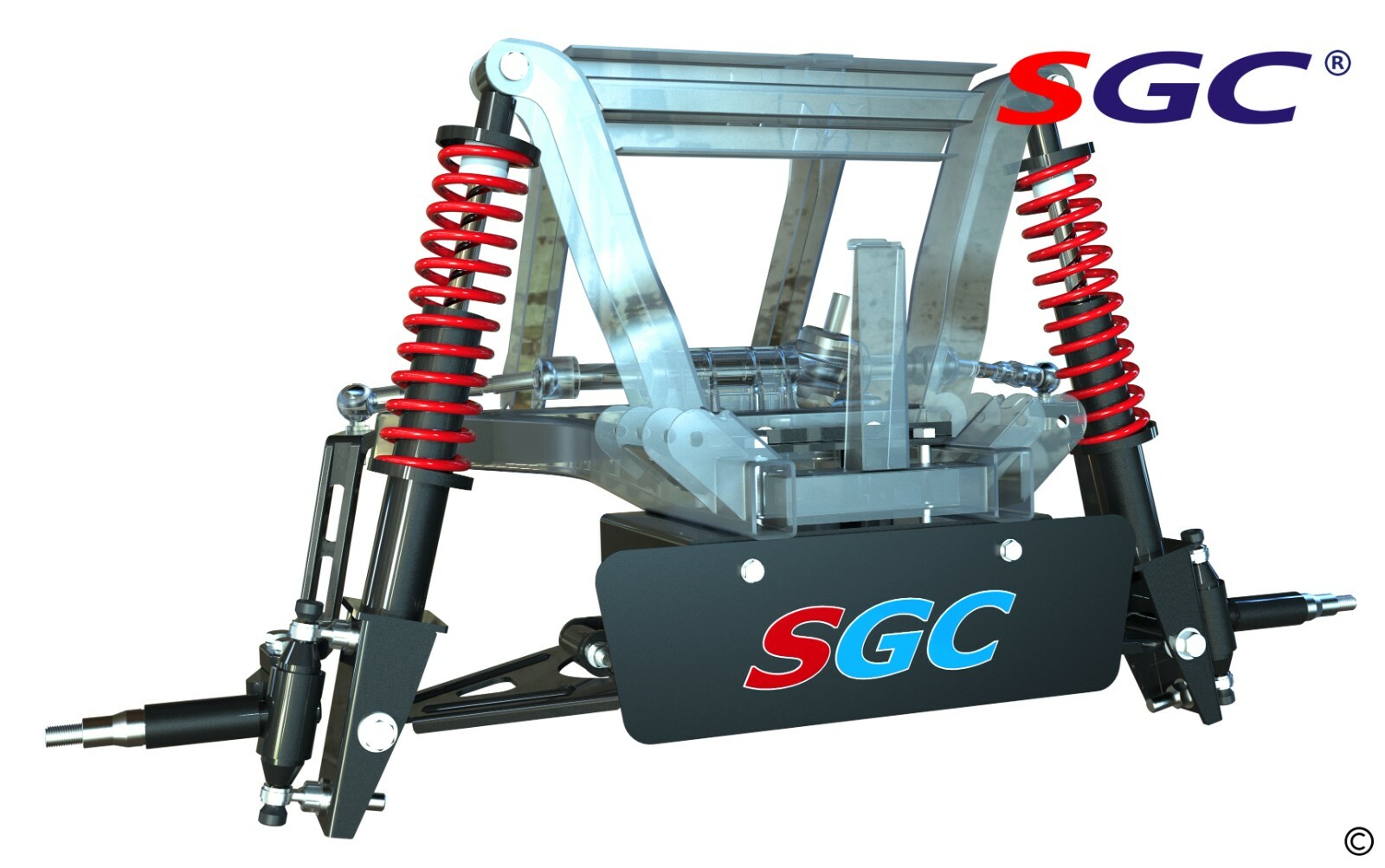 SGC 6" Heavy Duty Coil-Over Shocks A-Arm Lift Kit for YAMAHA G29 DRIVE Golf Cart