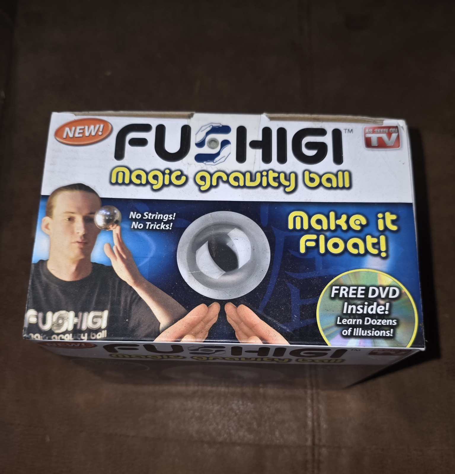Fushigi Magic Gravity Ball With DVD Make It Float As Seen On TV NEW Vintage Y2K