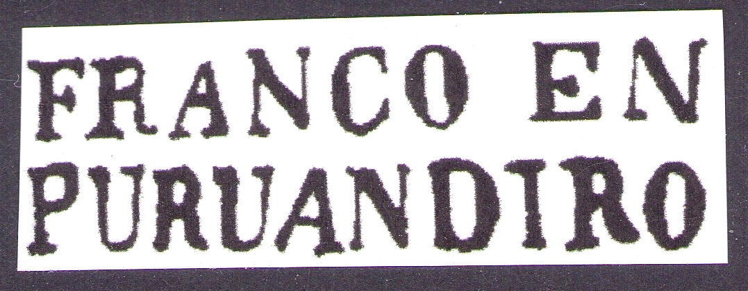 ea05 #1 1/2R Morelia / Puruandiro Sz 978 15pt VF for issue est $60-100 Beautiful