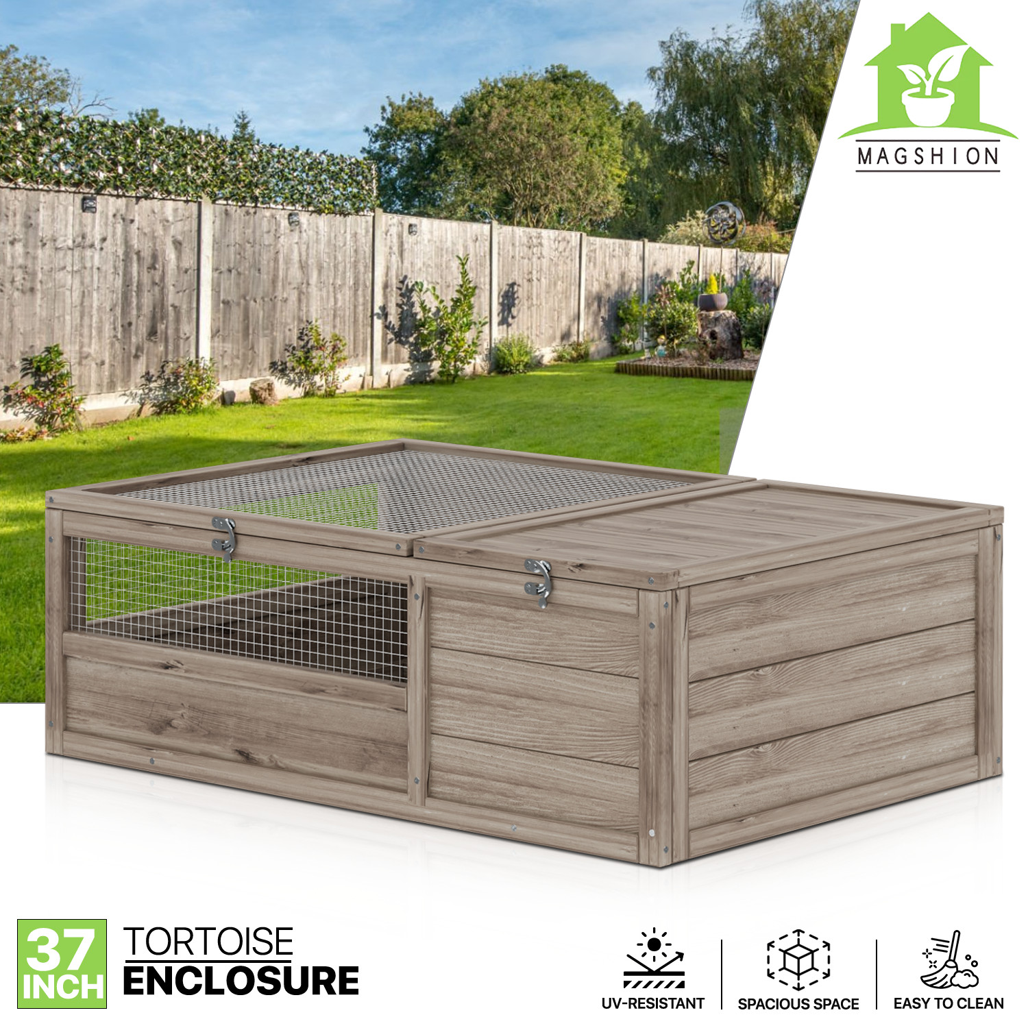 Pet Tortoise House Tortoise Habitat Small Animals Lizards Geckos Snakes Hutch