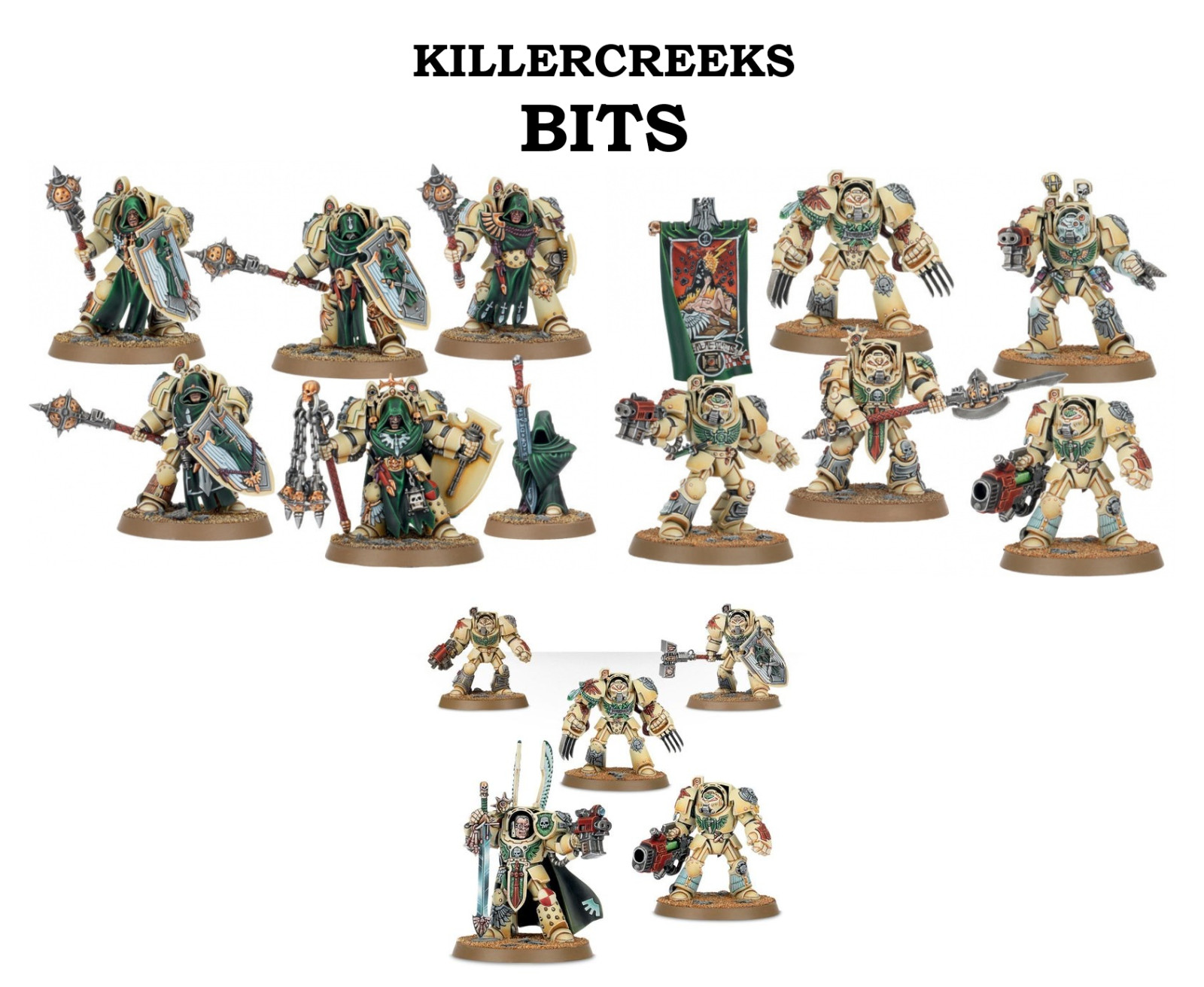 40K Dark Angels Deathwing Terminator Command Knights Bits Bitz OOP Multi Listing
