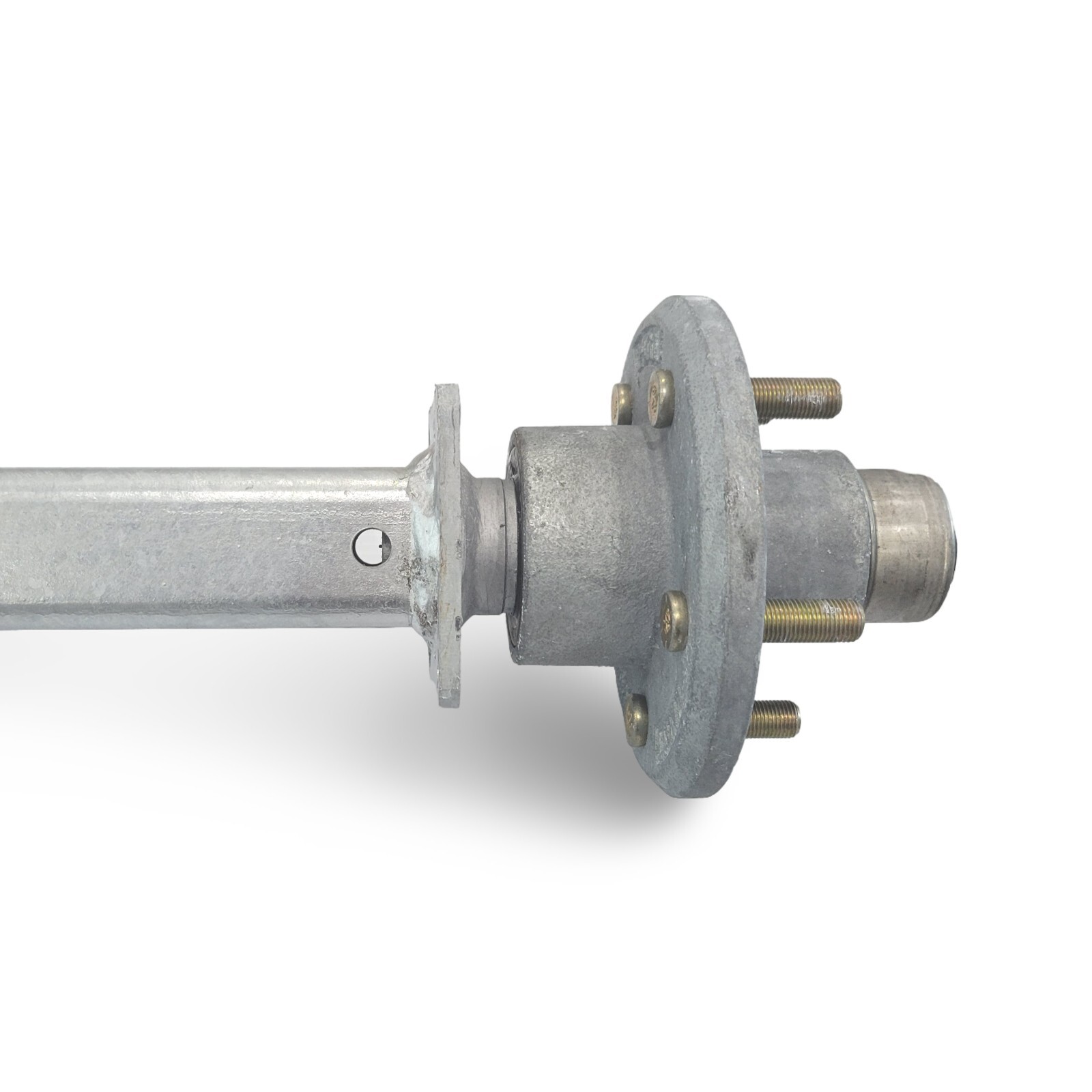 Knott 3500lb 83.5 inch Hub Face Galvanized Trailer Axle with 5 Bolt Idler Hubs