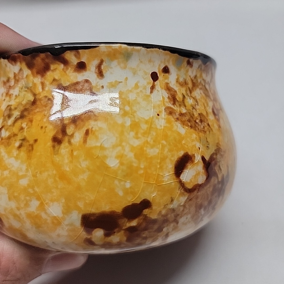 Mesa Pottery Wyoming Handmade Pottery Bowl 4" Multicolor