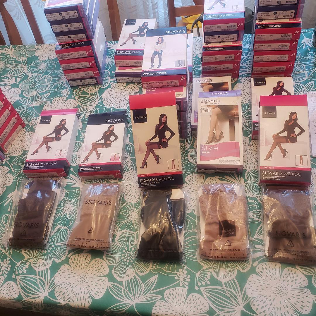 Sigvaris Sheer CT LACE TB 15-20 20-30 30-40 Compression THIGH Stockings   Pick