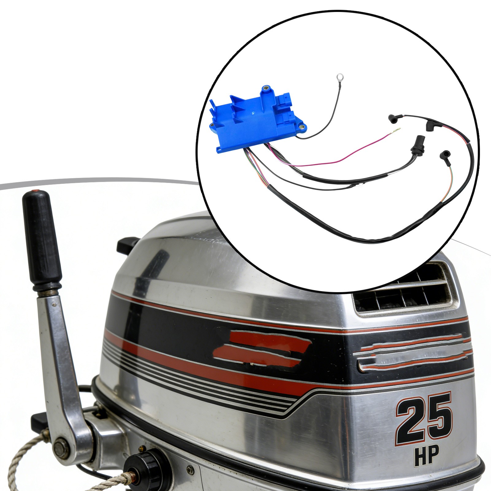 Outboard CDI Ignition Power Pack for Evinrude Johnson OMC 25 35 HP 0586472