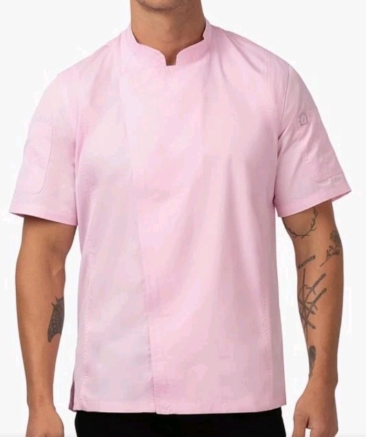 Chef Works Men's Springfield Chef Coat XL PINK