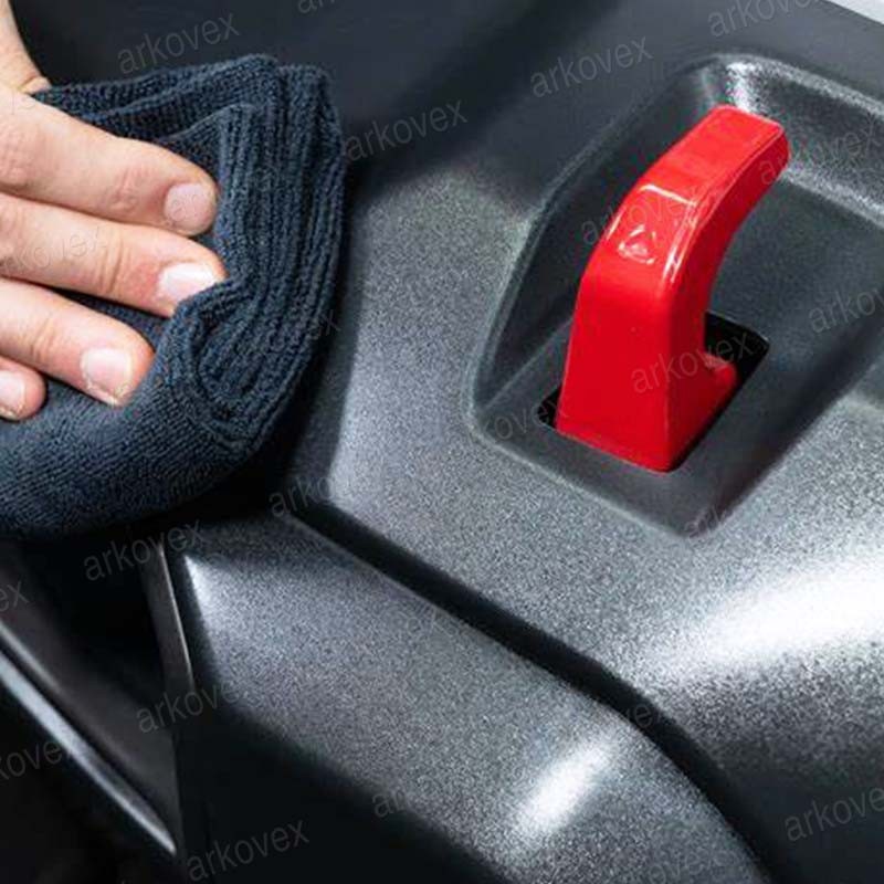 Black Plastic Restorer Car Trim Shine Coating Liquid – 6.7Oz. with 2 Applicator