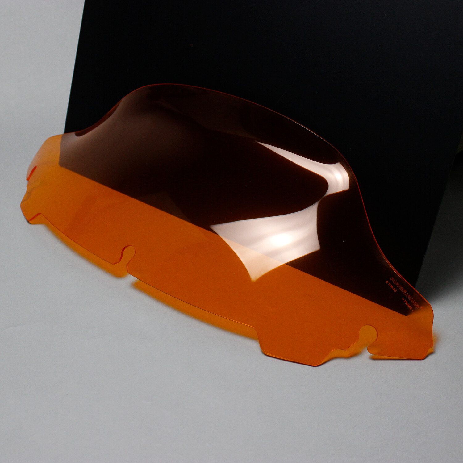 PMMA 7.0" Orange Windshield Windscreen for Harley Electra Glide Street Glide 14+