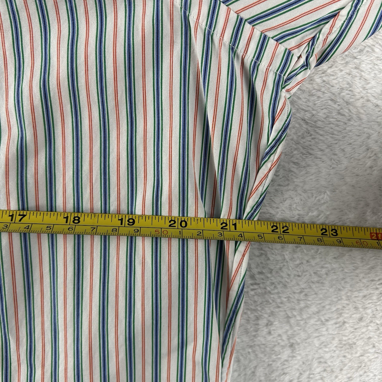 Polo Ralph Lauren Regent Fit Multicolor Striped Dress Shirt Men 15.5 32-33 (M)