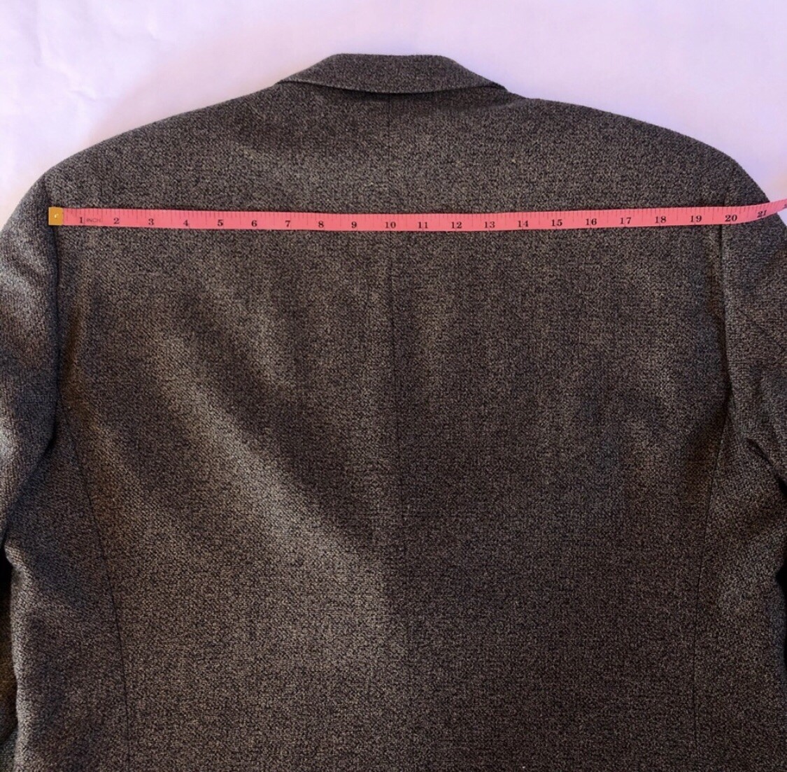 Vito Rufolo Italy Blazer Mens 44T Tall Brown Tweed Fine Silk Wool Academia Coat