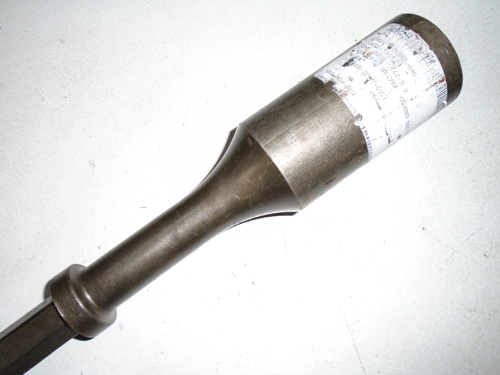 Atlas Copco Berema Ground Rod Driver Adapter 1in Drive Hex Shank