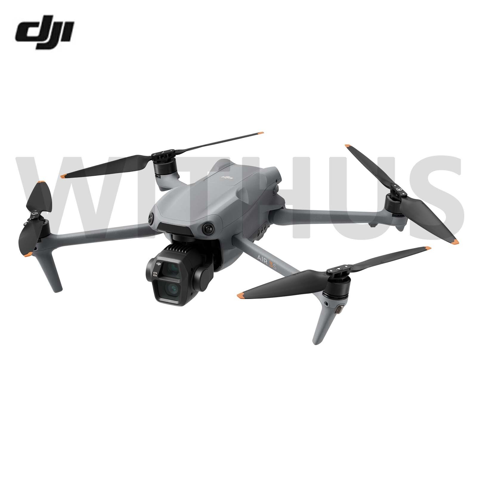 DJI Air 3S Fly More Combo Camera Drone (3 Bastteries) + RC 2 Remote Controller