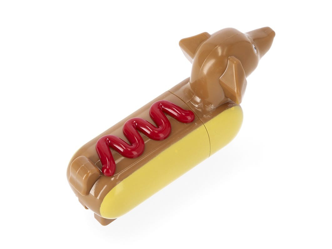 🌭😂 Hotdog Pencil Sharpener Funny Gag Gift – Butt Sharpener Desk Accessory Toy