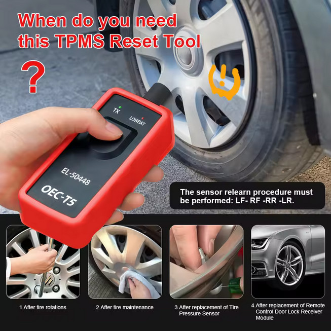 Universal Car TPMS EL50448 Tire Pressure Monitoring Sensor System Reset Tool