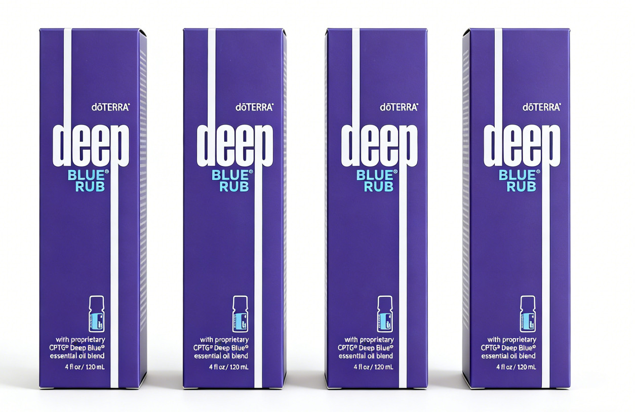 NEW Deep Blue Rub Cream Doterra - 4 oz - Brand-New, Sealed -4PACK EXP:2027