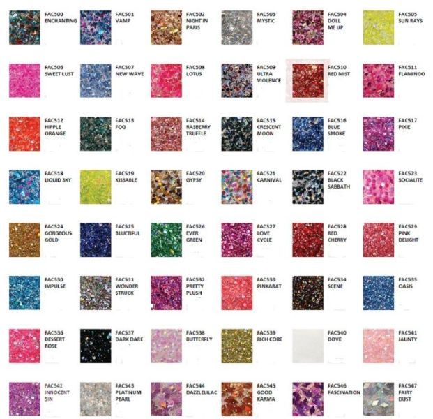 Glam & glits - Manicure Nail Acrylic Powder FANTASY ACRYLIC 1oz - Choose colors