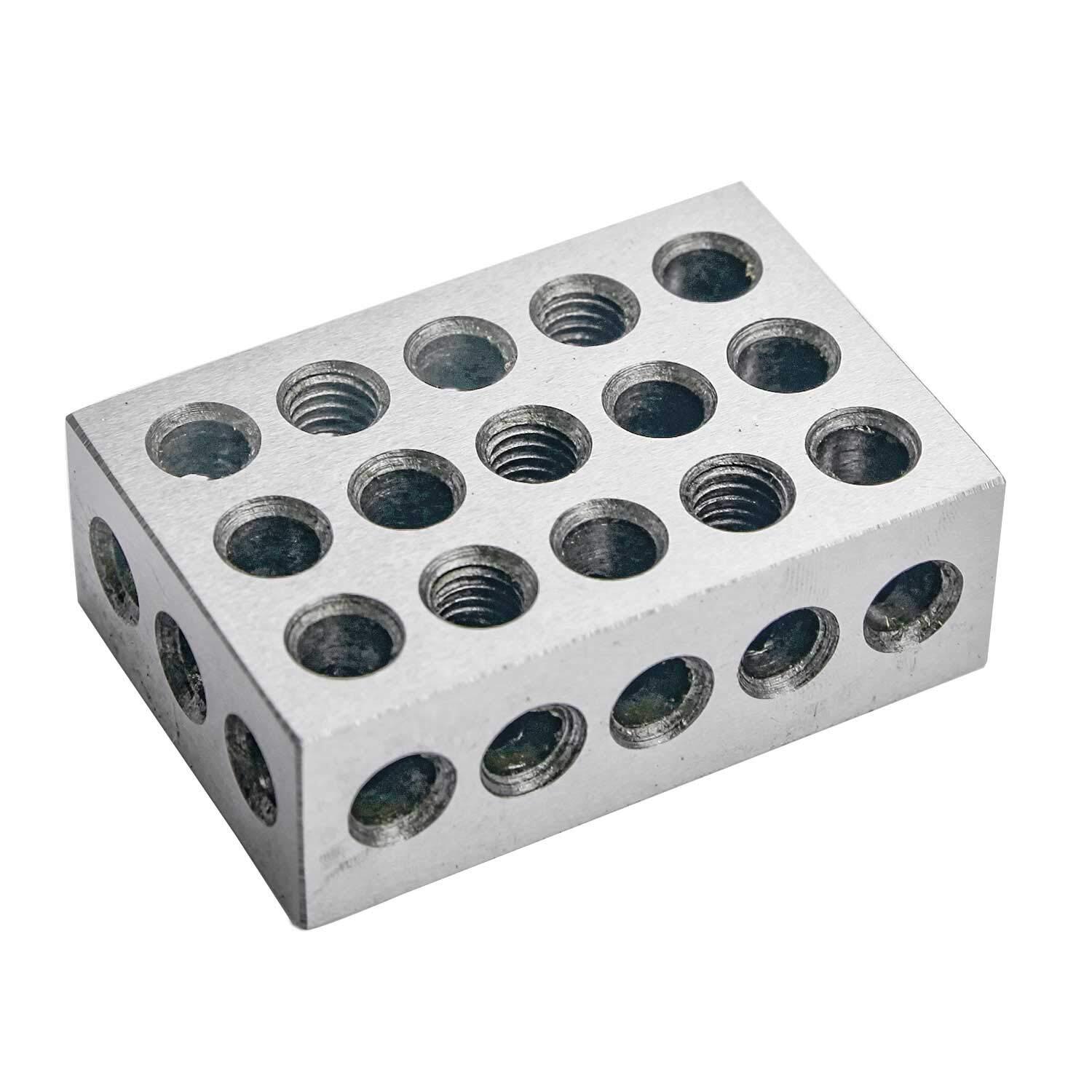 HFS(R) 1 Pair 123 Blocks 1-2-3 Ultra Precision .0002 Hardened Steel, 23 Holes