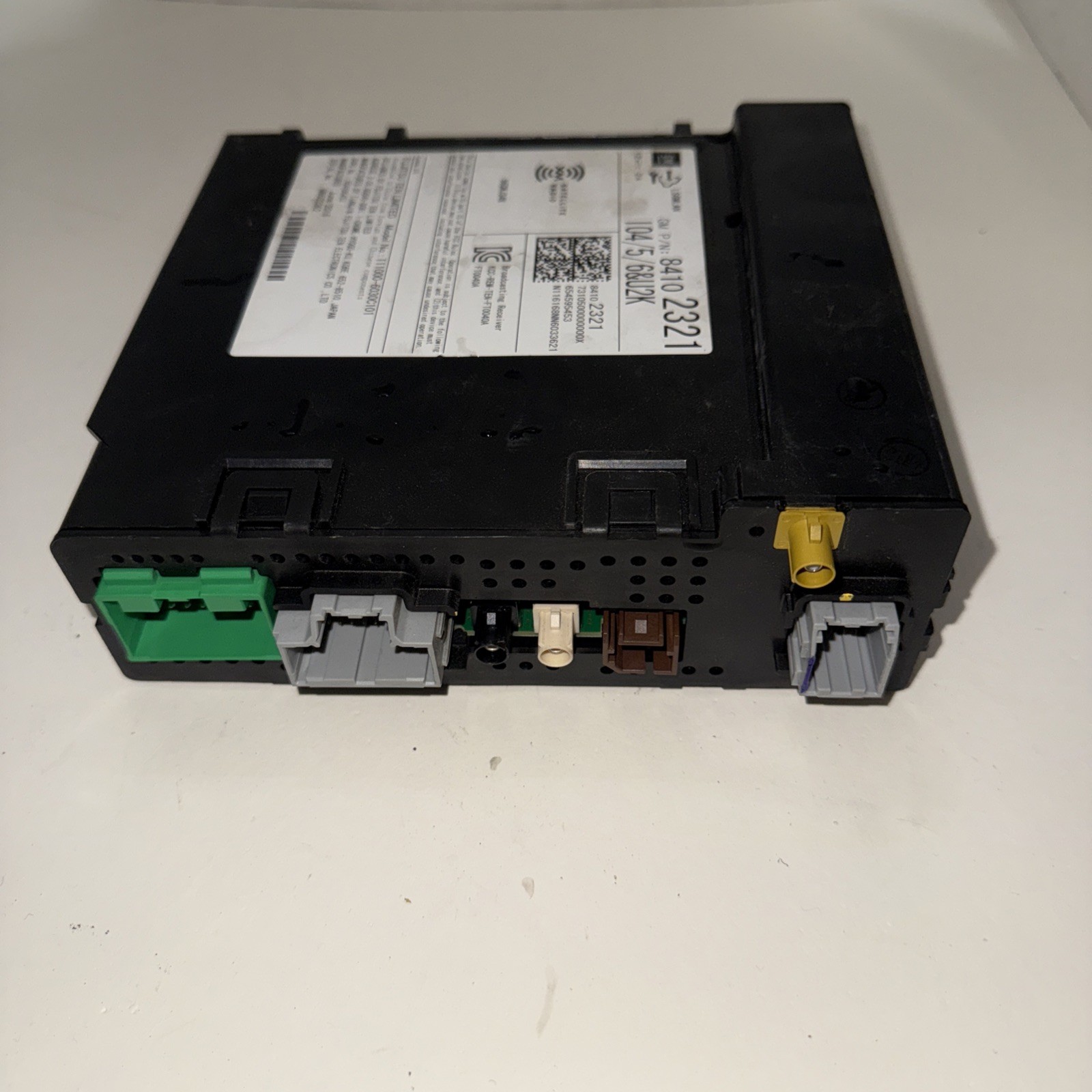 CONTROL PANEL OEM 17-18 CHEVROLET VOLT 1YR WRNTY 8410 2321