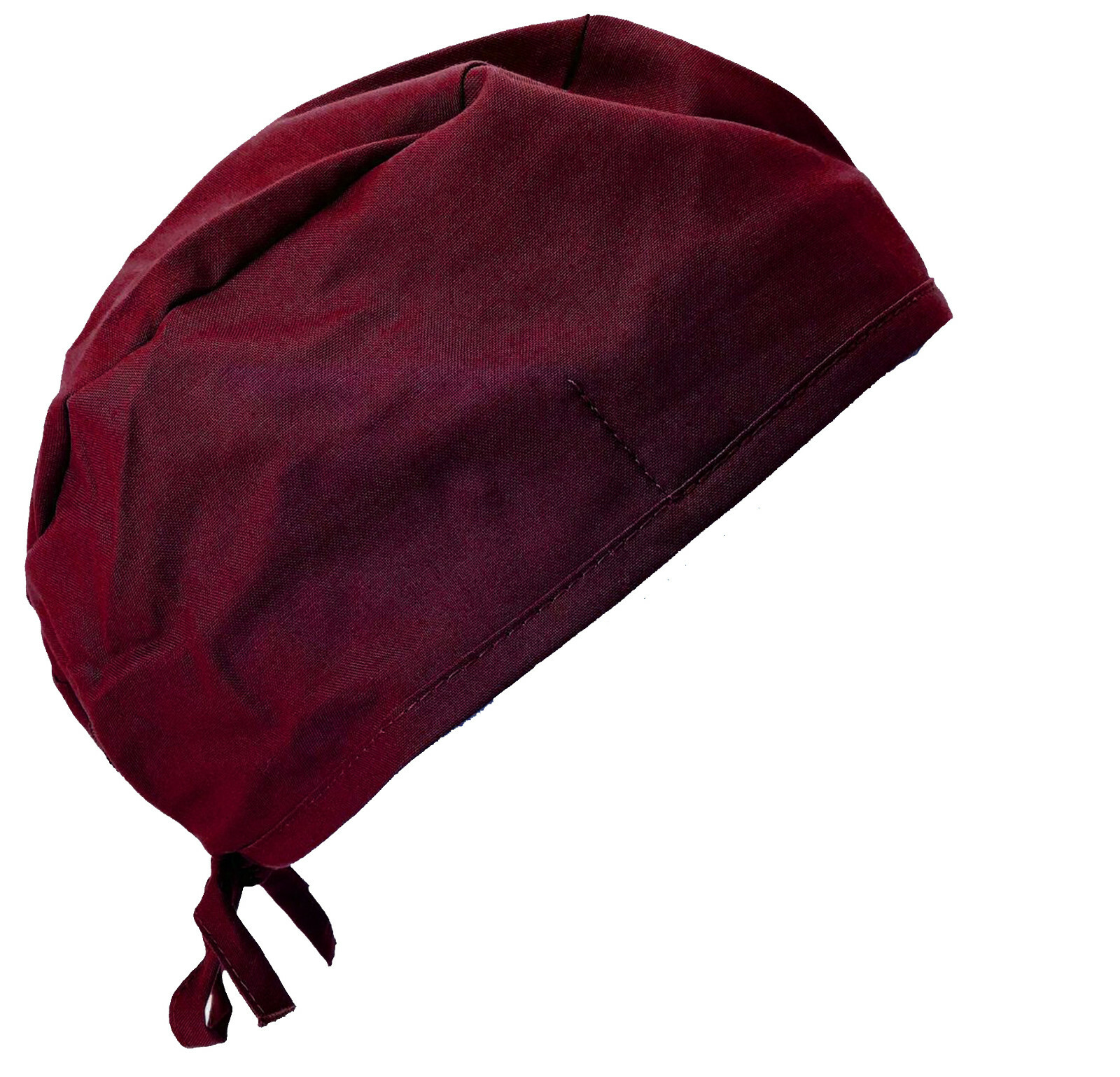 Scrub Cap Nurse Scrubs Hat Nursing Doctor Surgical Nurses, Cotton, Solid Maroon