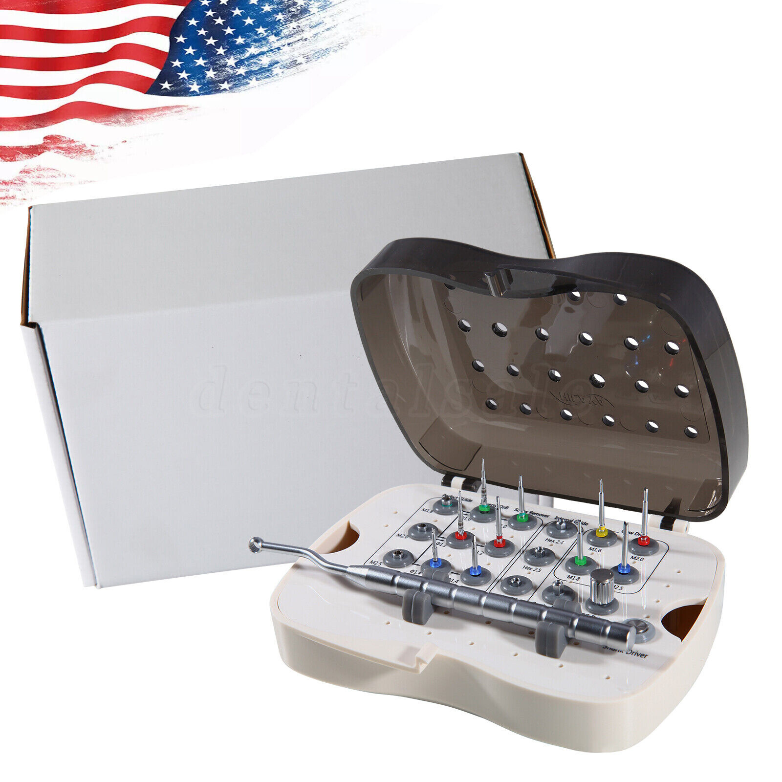 Dental Implant Fixture & Broken Screw Removal Kit Remove Surgical Tool Remover