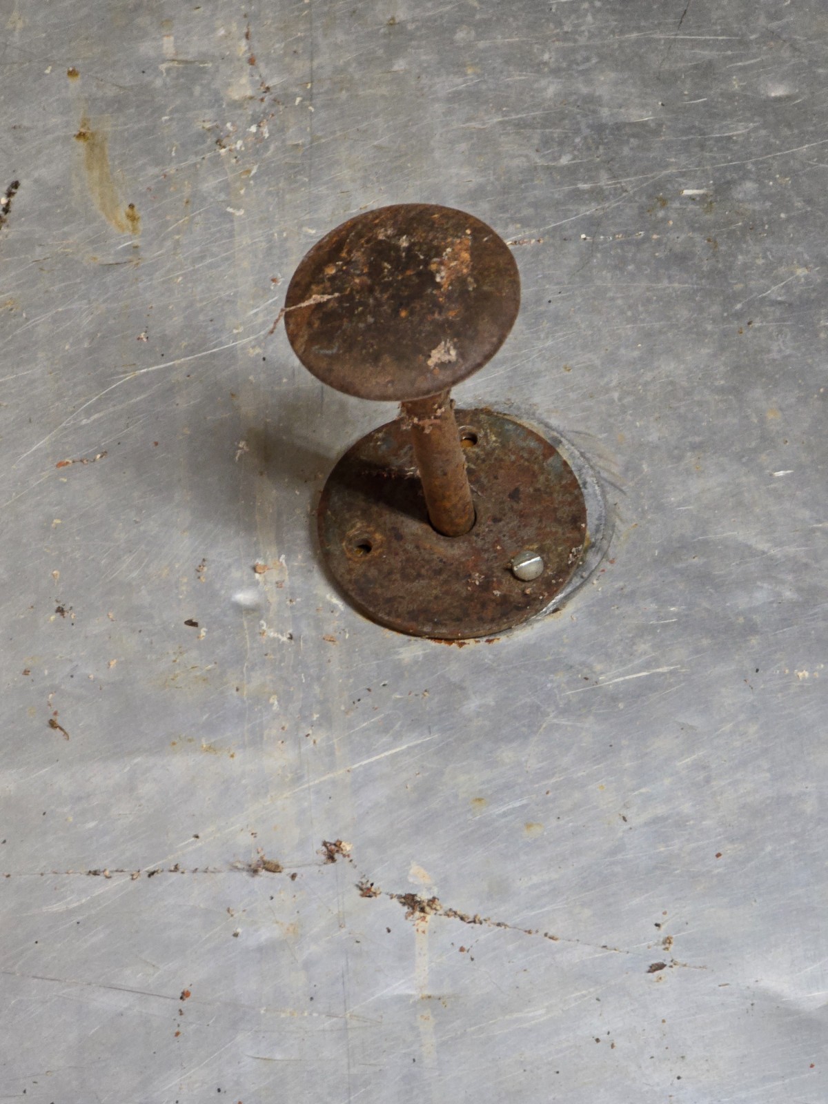 Vintage Ajax Philadelphia Walk-In Cooler Freezer Door Industrial Steel w Hardwar