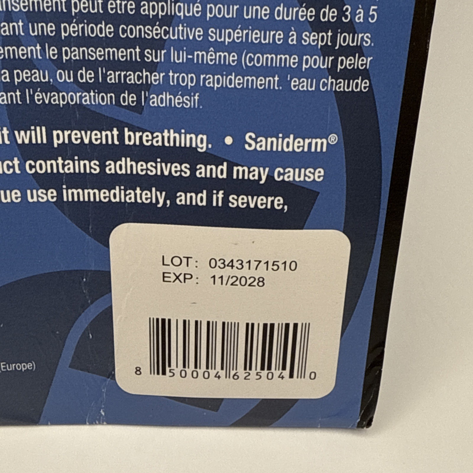 Saniderm Tattoo Aftercare Bandage 3 Sheets (Medium Pack, 6 in x 8 in)