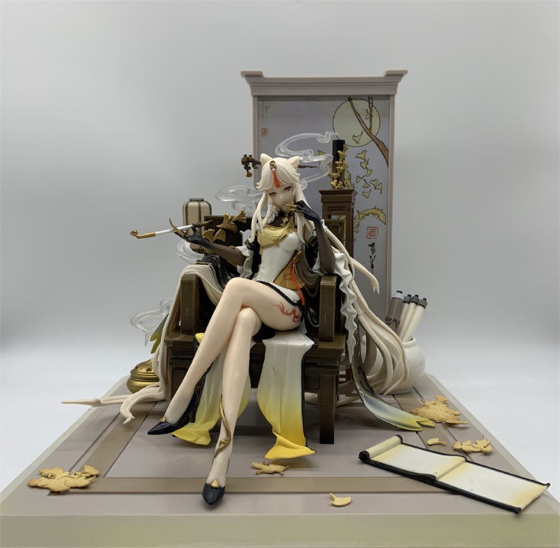 Anime Genshin Impact Ningguang Cosplay PVC 27cm Figure Model Statue Toy Gift