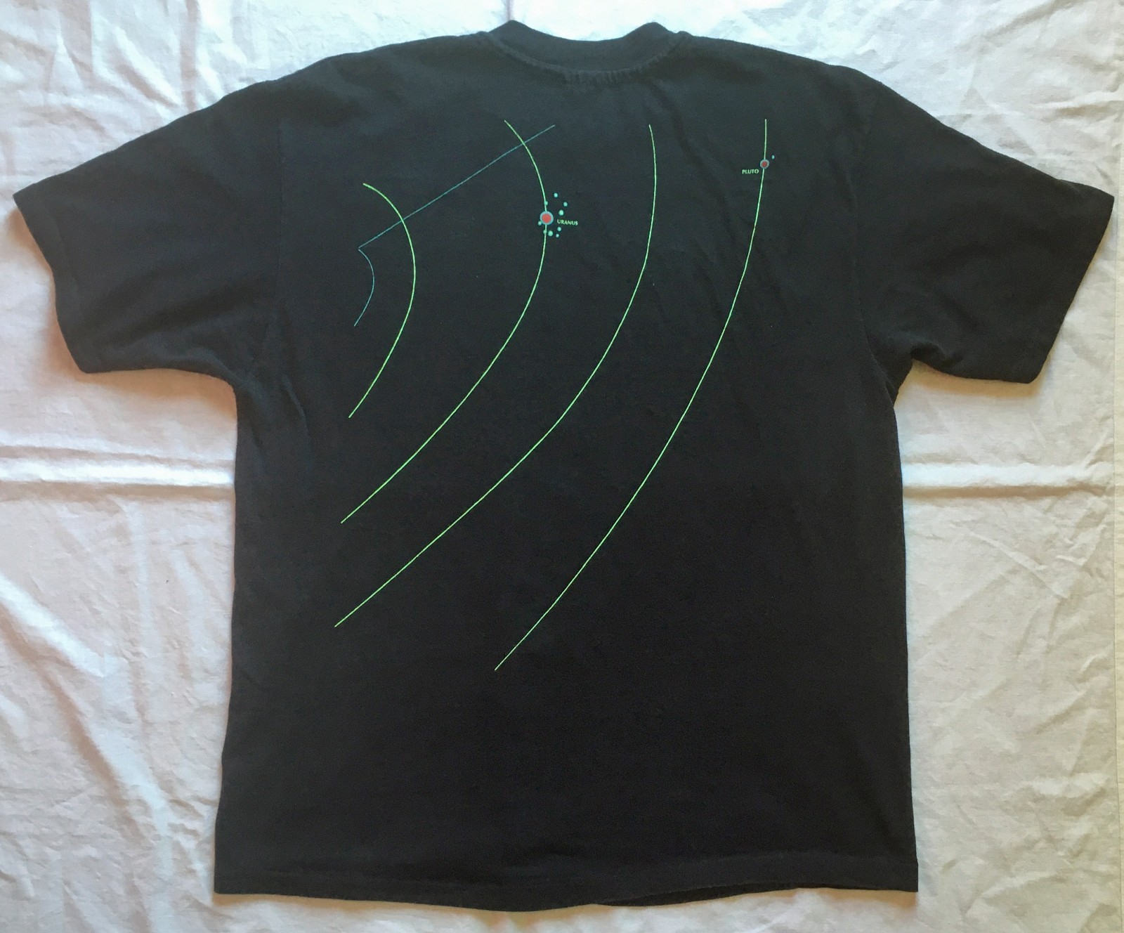 Vintage 1993 Solar Orbits T-shirt L USA Planets Liberty Graphics Single Stitch