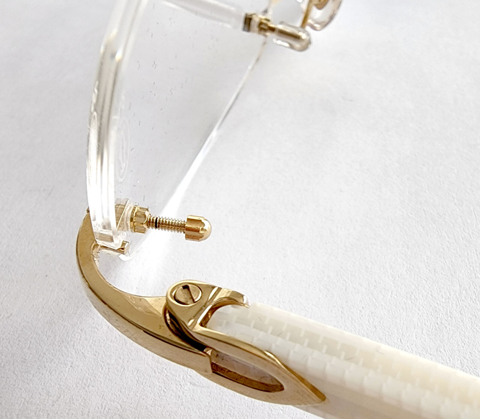 NEW! Authentic Cartier Square Screws - Gold/Silver + Free Screwdriver