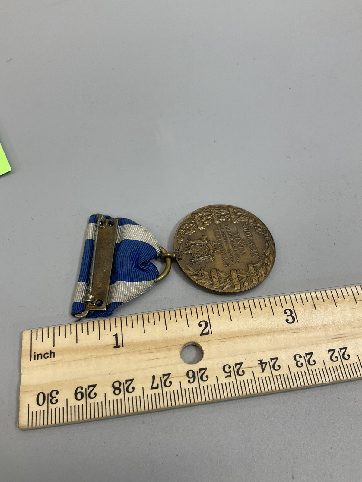 WWi New York State Victory Medal from Estate of James Denina g200