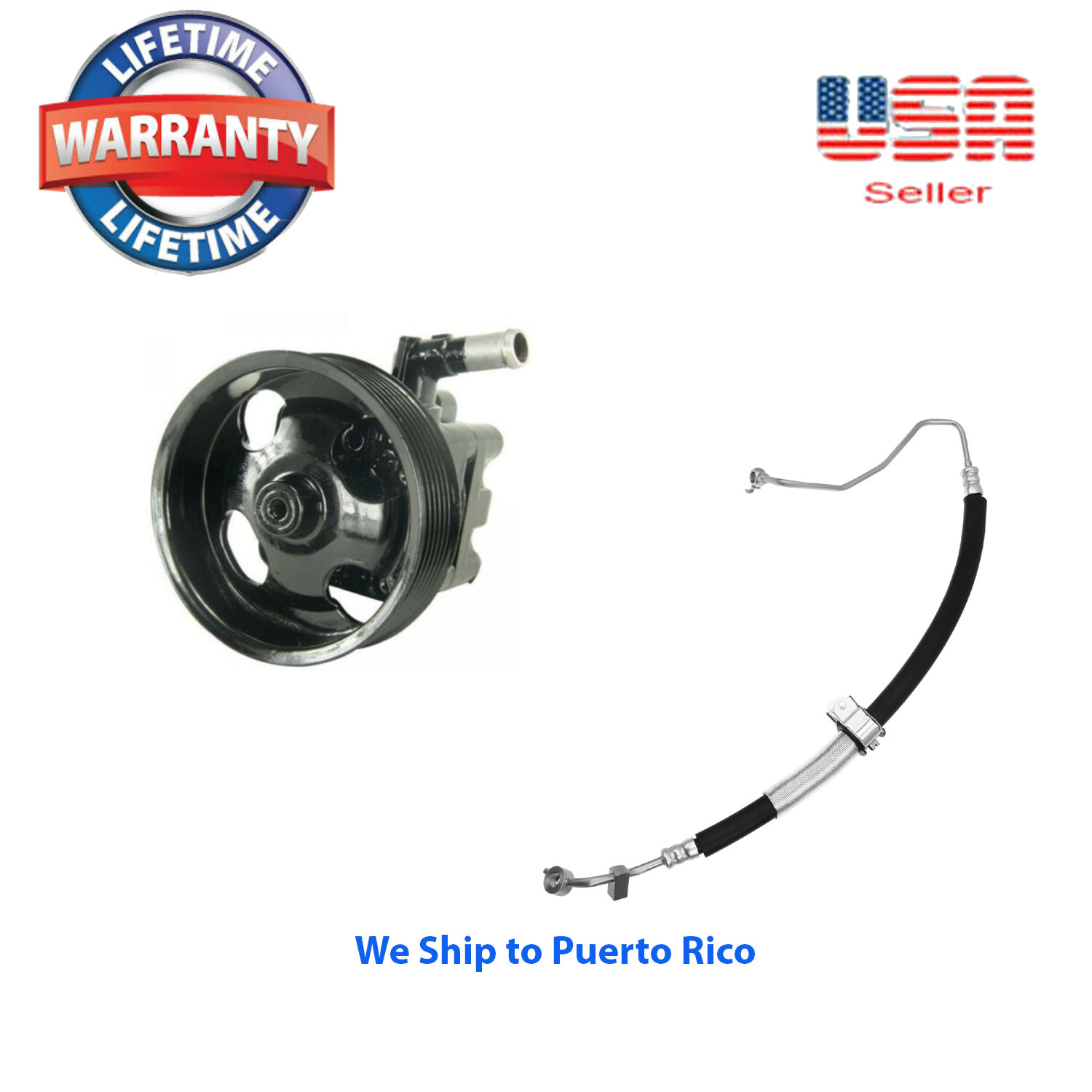 Set of Power Steering Pump & Pressure Line Fit MAXIMA 2009-2015 ALTIMA 2008-2012