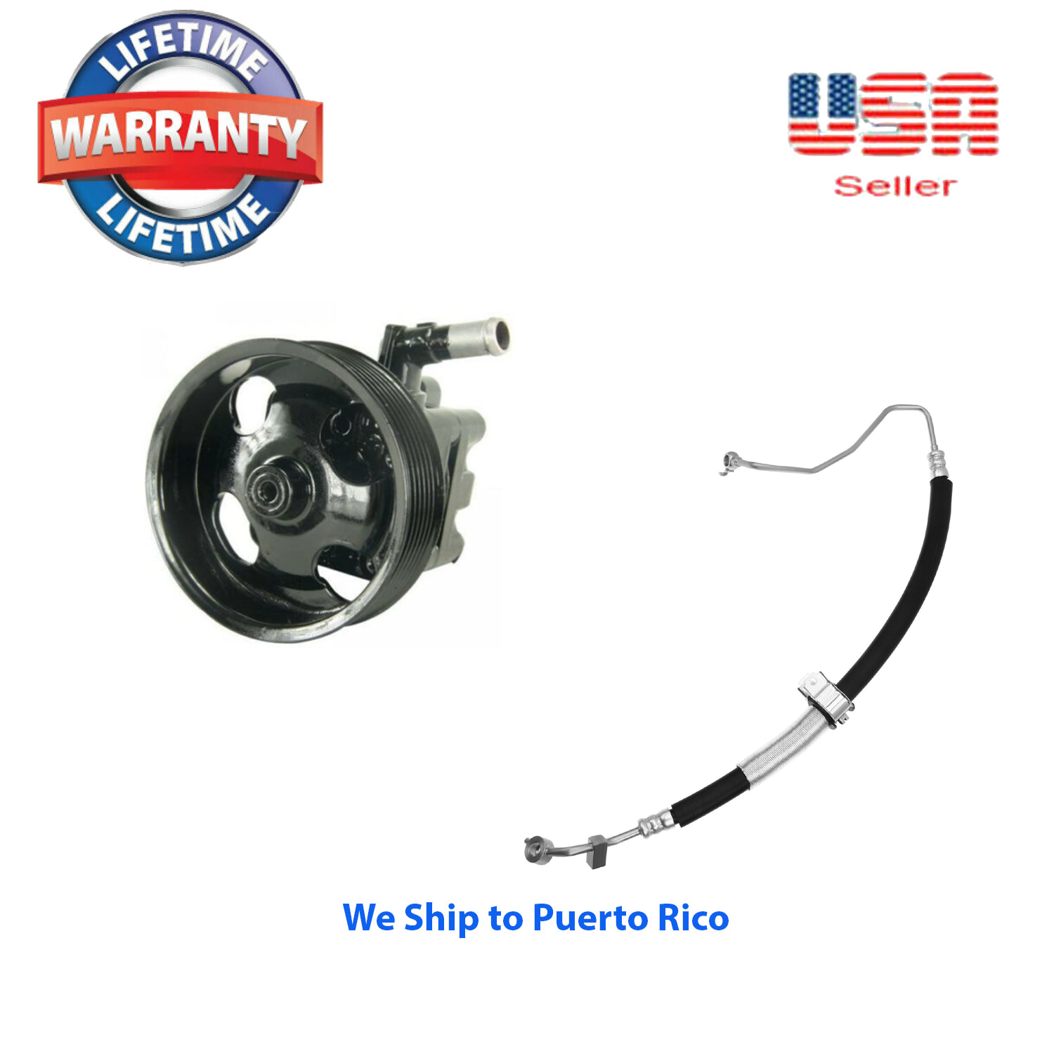 Set of Power Steering Pump & Pressure Line Fit MAXIMA 2009-2015 ALTIMA 2008-2012