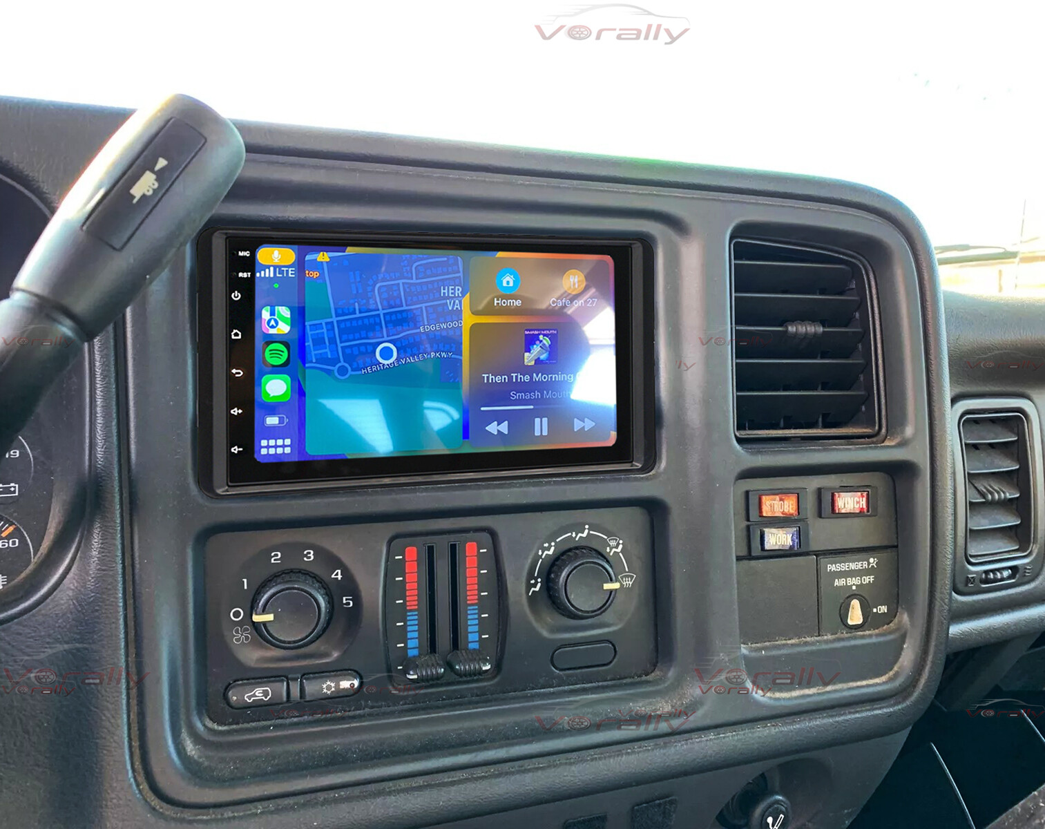 For 2003-2006 GMC Sierra Android 13 Apple CarPlay Android Auto Car Radio Stereo