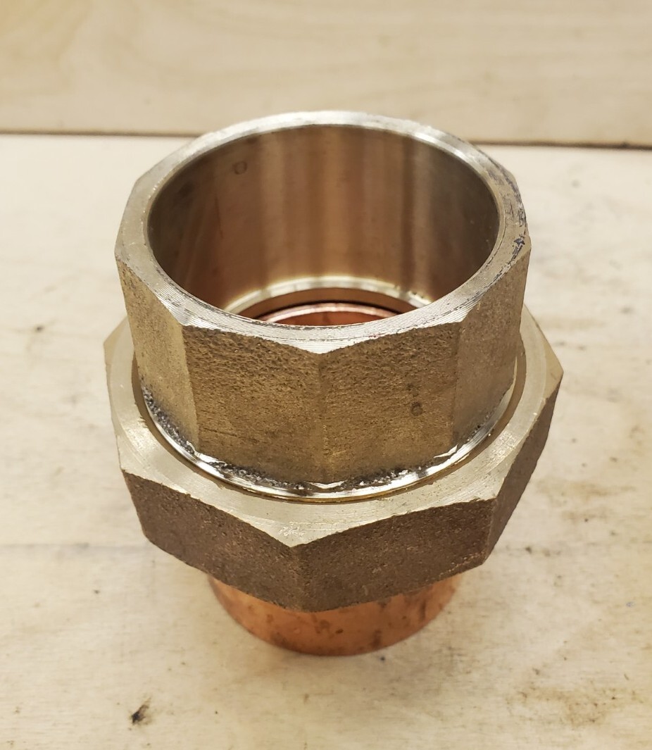 Nibco 733-LF 2" Copper/Brass Pipe Union NSF-61-G