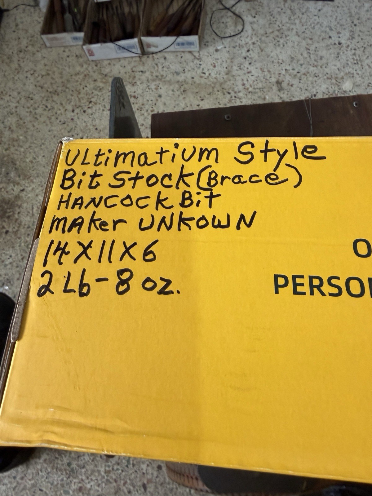 Brass Reinforced Bit Stock Brace