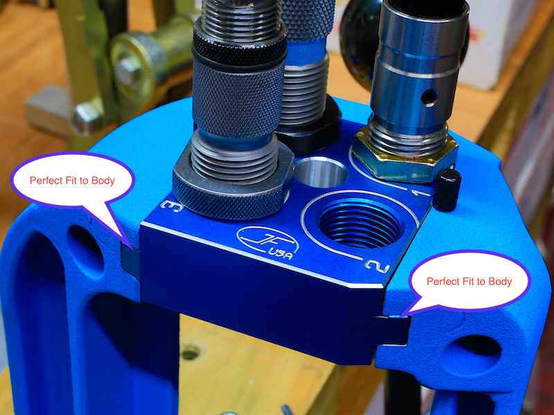 Dillon Precision RL 550B/C style tool head Billet Aluminum CNC Made Toolhead RAW