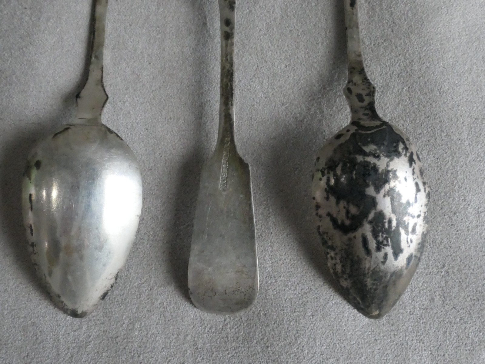 Lot of 6 American Coin Silver Spoons RM WILSON Philadelphia, PA : 72.5g