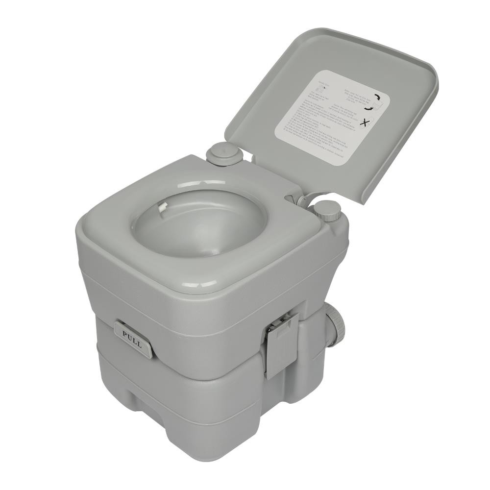 Camping Camper Motorhome Toilet 20L 5 Gallon WC Chemical Porta Potti Outdoor New