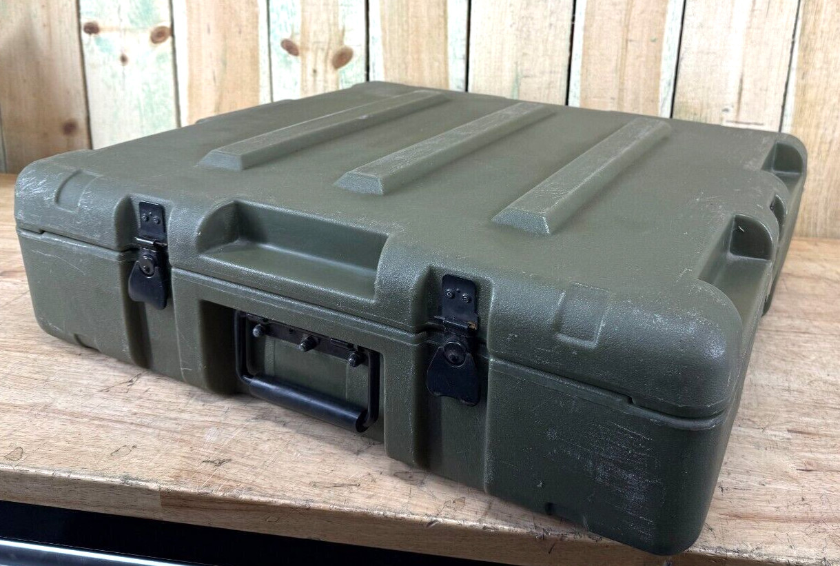 PSI Case 23X21.5X7" Green Military Waterproof Storage Container Hardigg