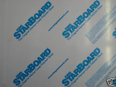 king starboard 1 inch thick White or black cut to your size max 3 sq. feet