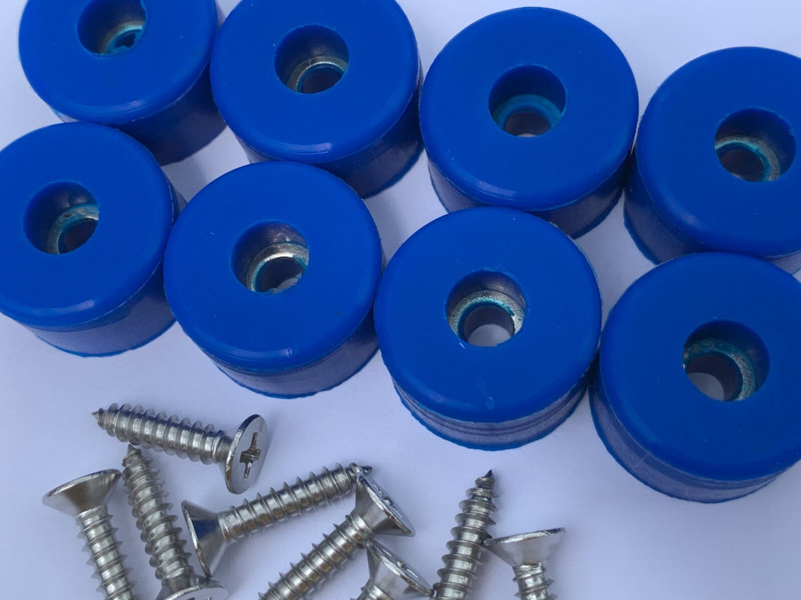 7/8" DIA Silicone Rubber Bumpers Black White Clear Brown Orange Red Blue Green