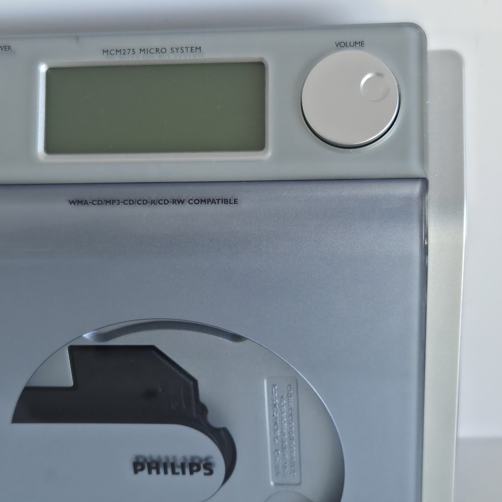 Philips Micro System MCM276R/37 Compact Disc AM/FM CD Player Stereo NO SPEAKERS