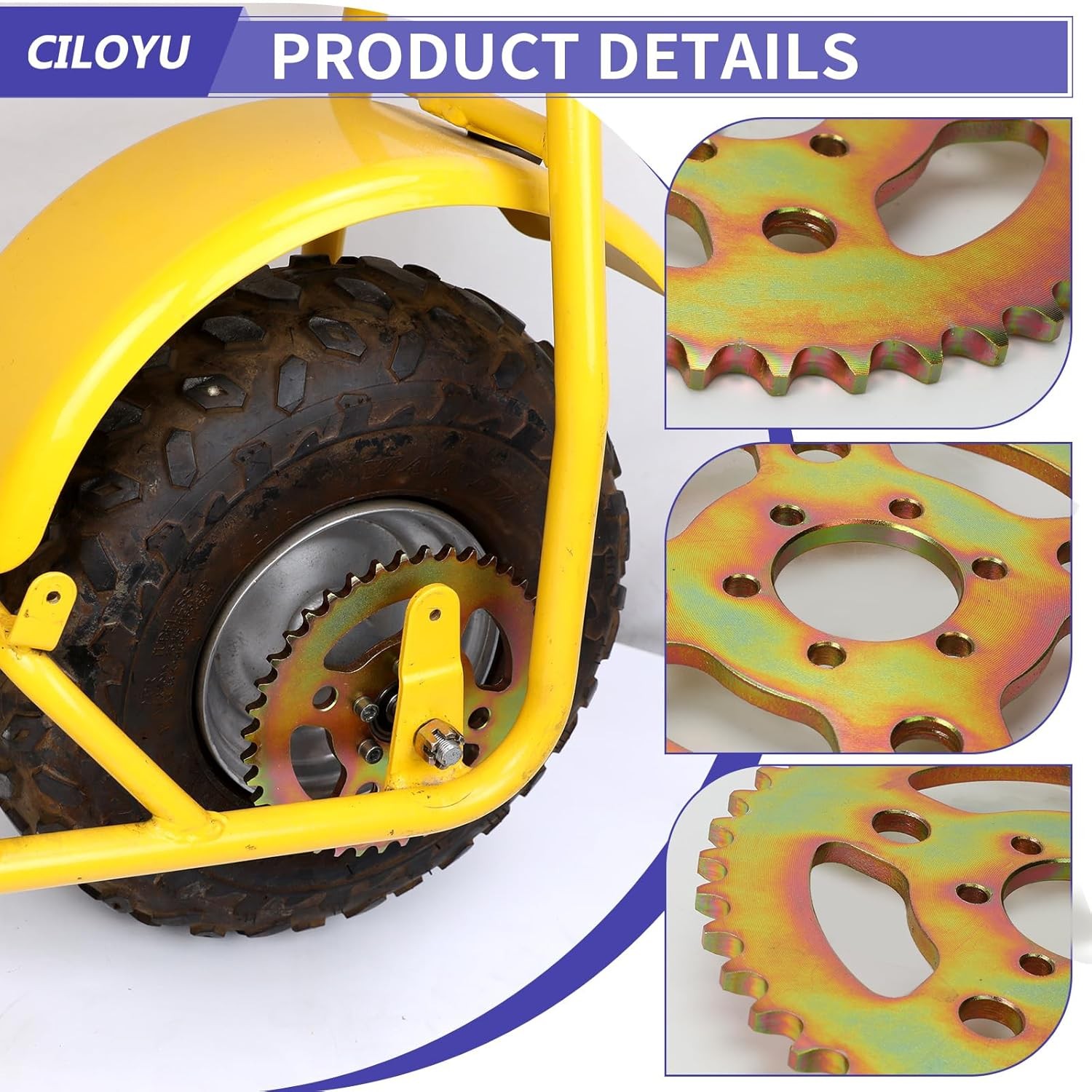 420 High Speed Rear Sprocket 40 Tooth Kit For CT100U CC100X DB30 Moto 80cc 105cc