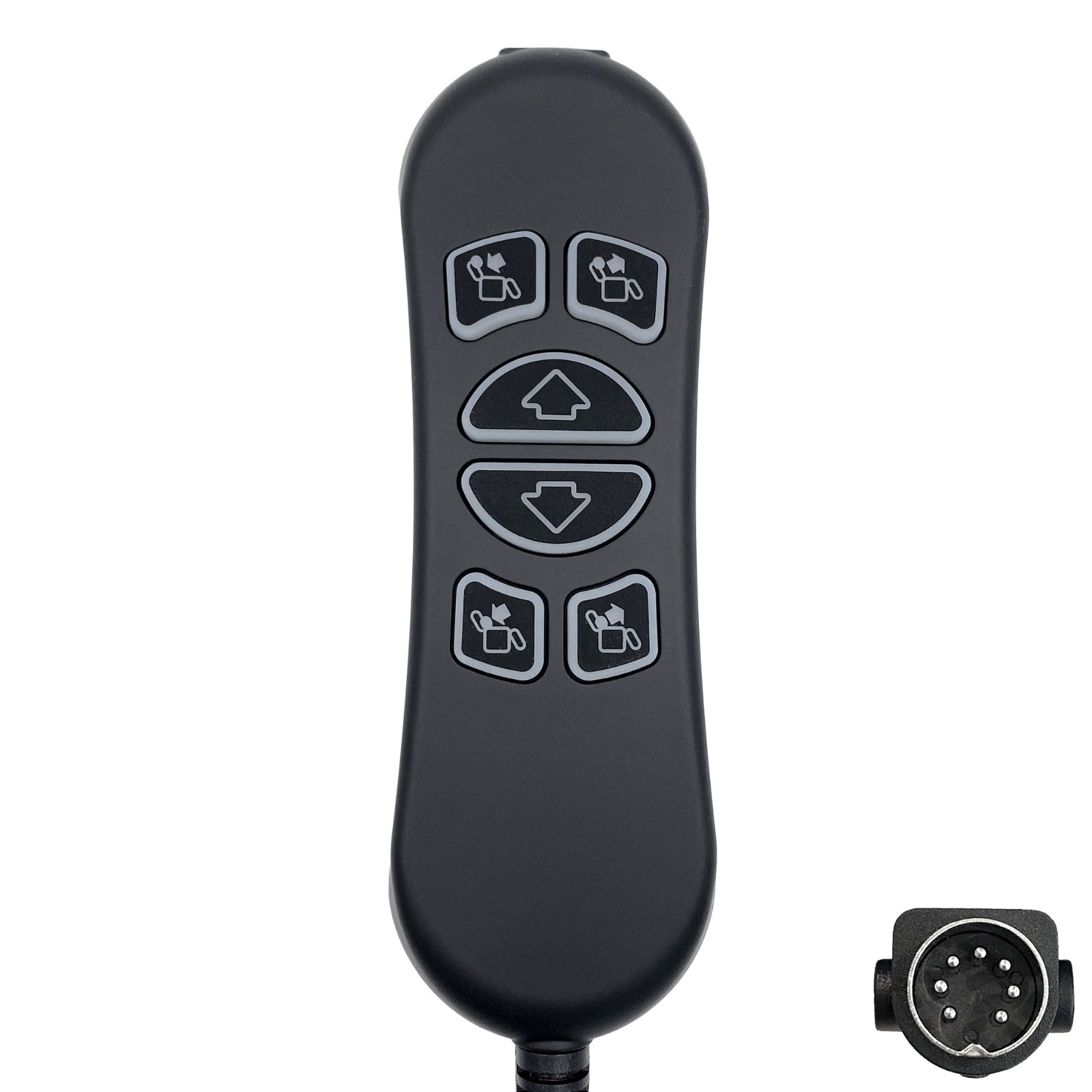 6 Button 7 Pin Lift Chair Remote Controller Replaces HHC HSW306 Hand Control