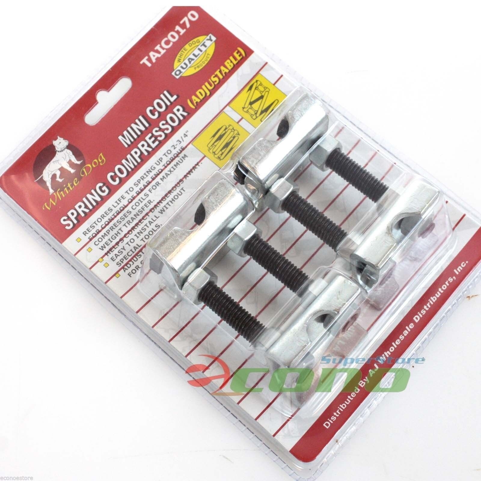 2pc Mini Coil Spring Compressors Strut Adjustable Adjuster Suspension Shocks