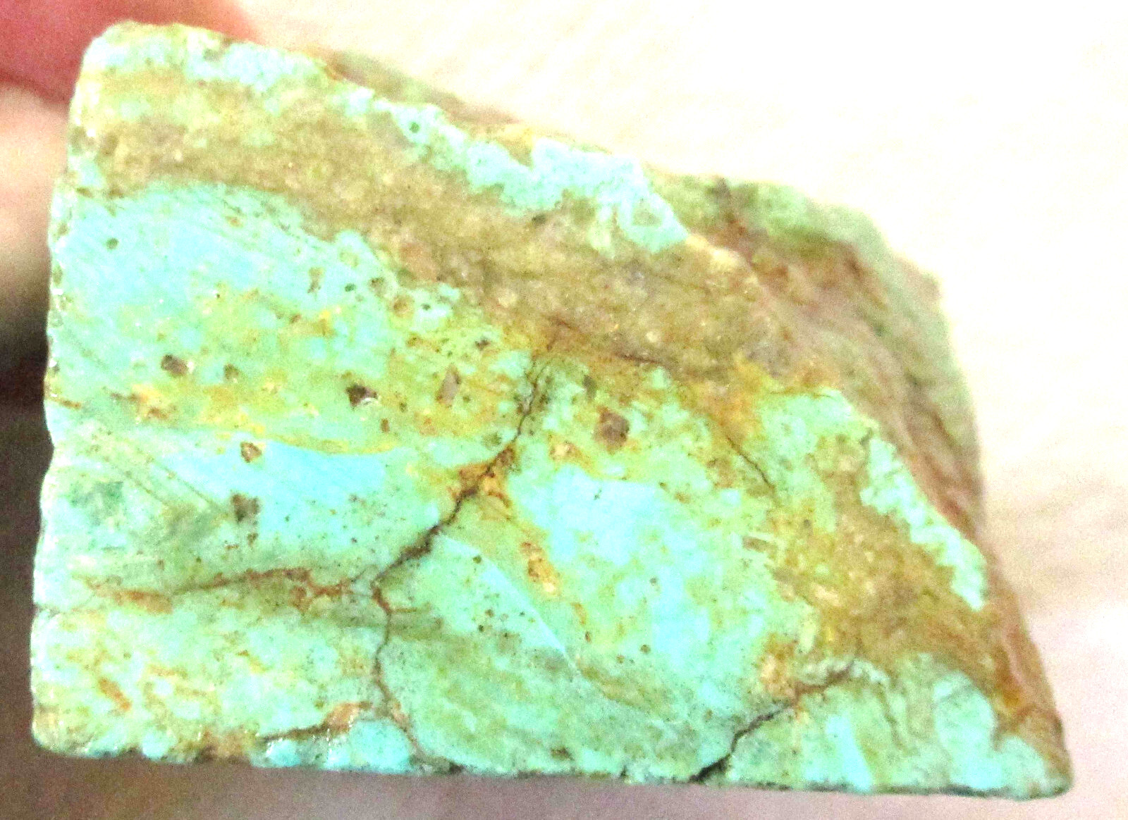 Natural Royston Turquoise Block - 188 grams - Nevada - Old Stock