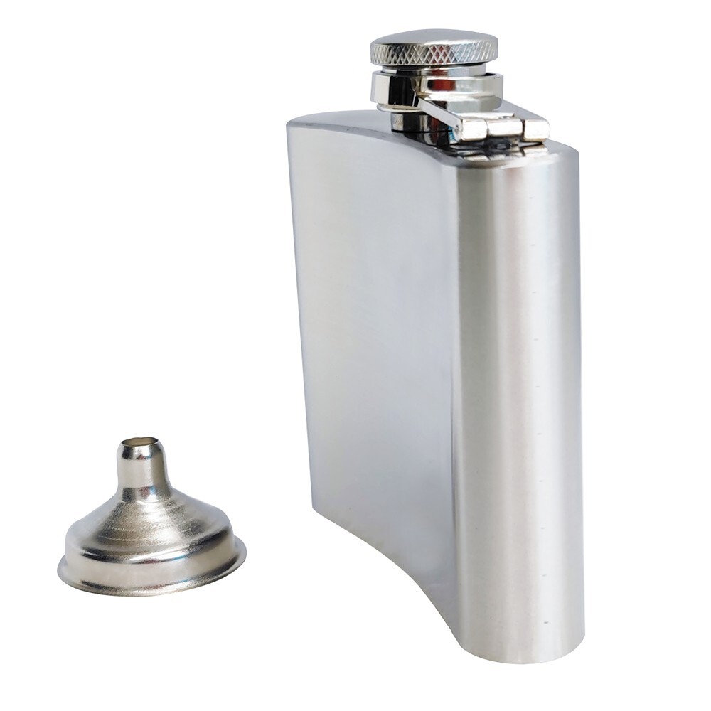 5oz Pocket Flask with Portable Funnel Portable Alcohol Wine Bottle Stainless