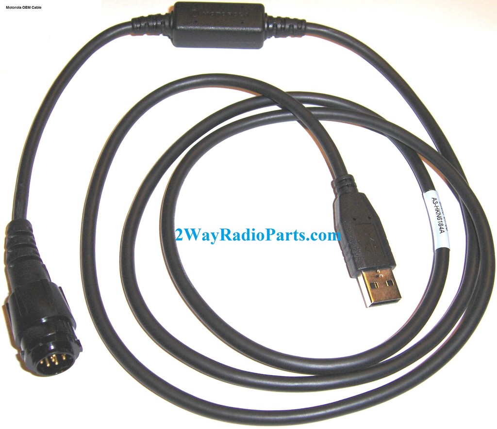 Real OEM Motorola MotoTRBO Programming Cable USB HKN6184 C XPR5550 e XPR5550e