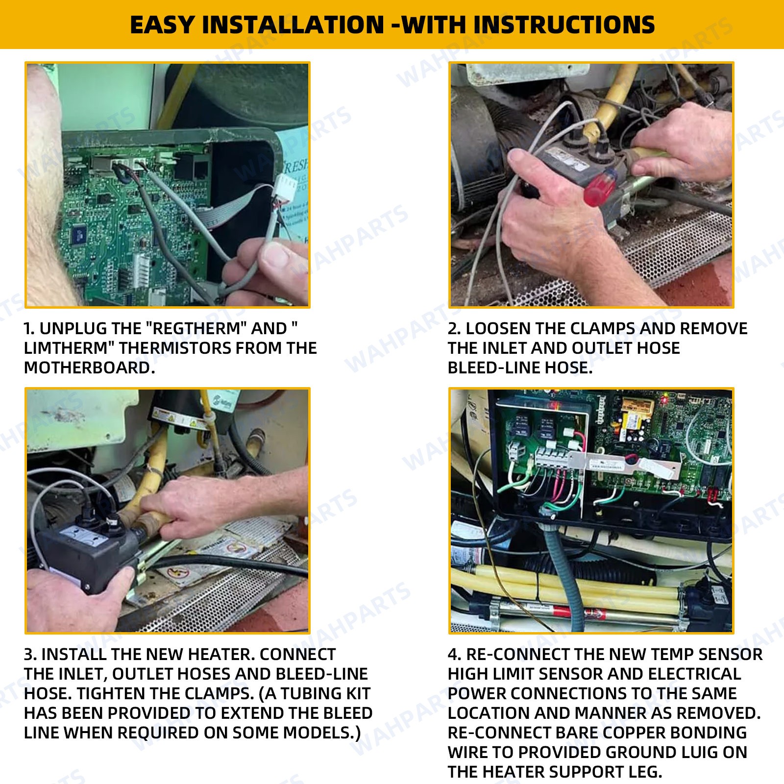 For Hot Spring Tiger River Watkins Limelight 6kW 120V-240V No-Fault Spa Heater